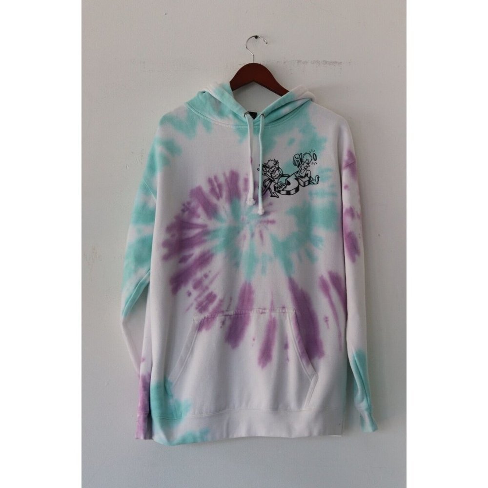 Channel 5 Unisex Large Multi-Color Pullover Hoodie Sweater Tie-Dye 2022 Shirt